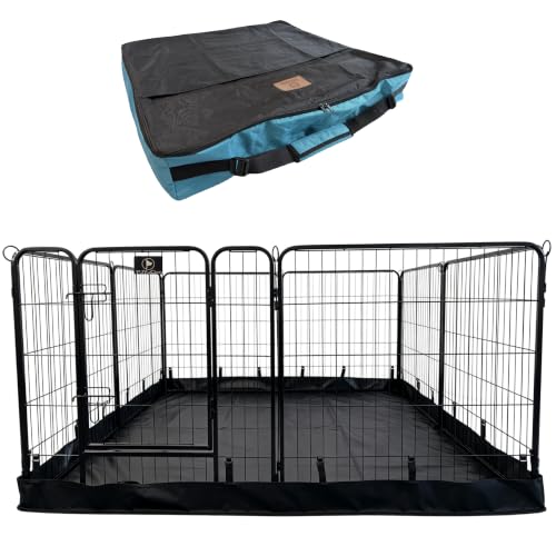 Puppy Playpen Plus Storage Bage with Bottom, 8 Panels 31.3" H, view 2