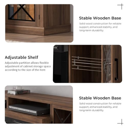 Fireplace TV Stand for TVs up to 70", view 6