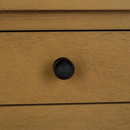 SAFAVIEH Home Collection – Haven Desert Brown Accent Table with Drawer & Shelf, Scalloped Apron Detail, Traditional Side Nightstand (ACC5724C)