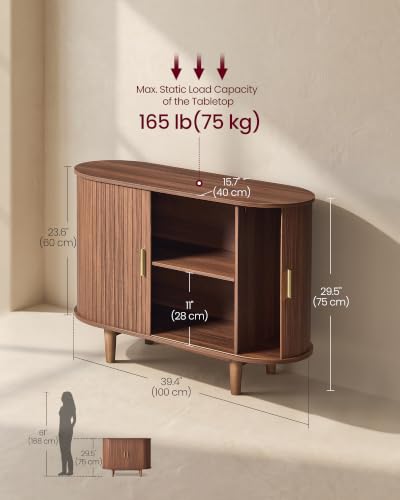 Storage Cabinet, Sideboard with Adjustable Shelves, view 3