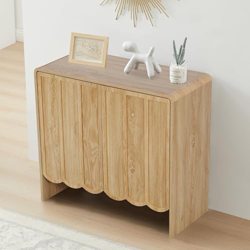 Accent Sideboard Buffet Cabinet, Storage Cabinets with 2 Doors, view 7