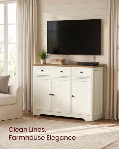 Buffet Cabinet, Sideboard, 3 Doors, 42.1 x 15.8 x 31.8 Inches, view 8