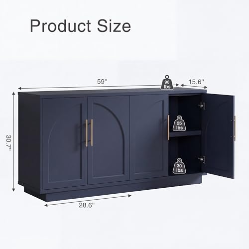 Buffet Cabinet with Storage, view 3