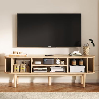 58" Fluted TV Stand for TVs up to 65 Inch, view 7