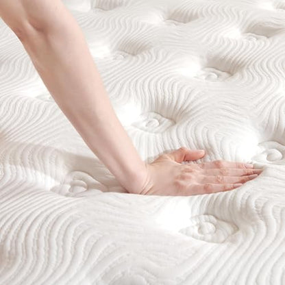 Queen Mattress, 12 Inch Queen Size Hybrid Mattress in a Box, view 4