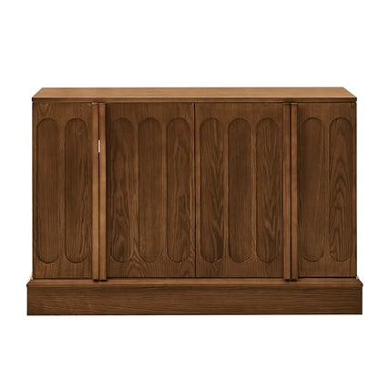 45" Mid-Century Modern Sideboard Buffet Cabinet with Fluted Doors, view 6
