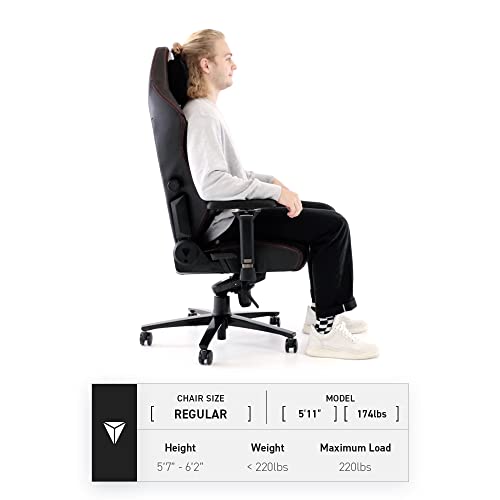 Secretlab Titan Evo Black Gaming Chair - Regular, Leatherette, Ergonomic, view 6