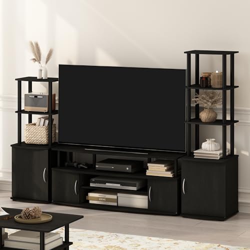 JAYA Large Entertainment Stand for TV Up to 55 Inch, Blackwood, view 5