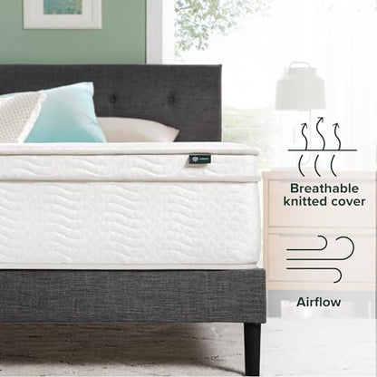 12 Inch Full Foam and Spring Hybrid Mattress, Medium Feel, view 4
