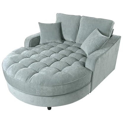 55" Modern Chaise Lounge Sofa Bed, view 8