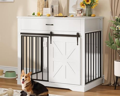 37.8" Dog Crate Furniture, view 3