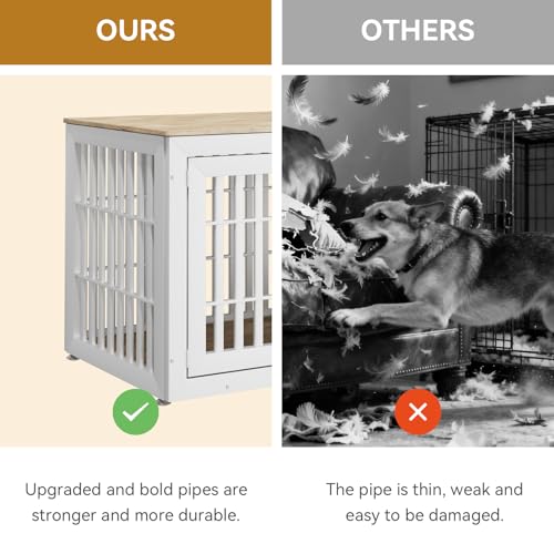 48 Inch Heavy-Duty Dog Crate Furniture, view 5