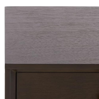 SAFAVIEH Home Collection - Lyle Dark Chocolate Accent Table, 1 Drawer, Mid-Century Modern Design (ACC5702F)