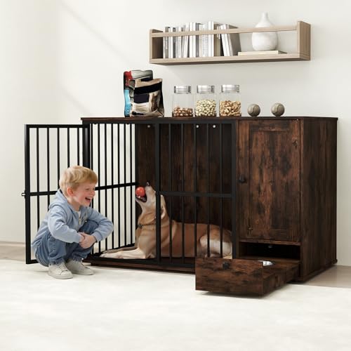 47.5-inch Dog Crate Furniture, view 4