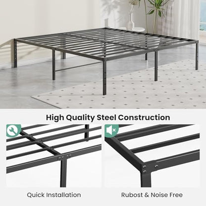 Full Bed Frames, 16 Inch Height Platform Bed Frame, view 4