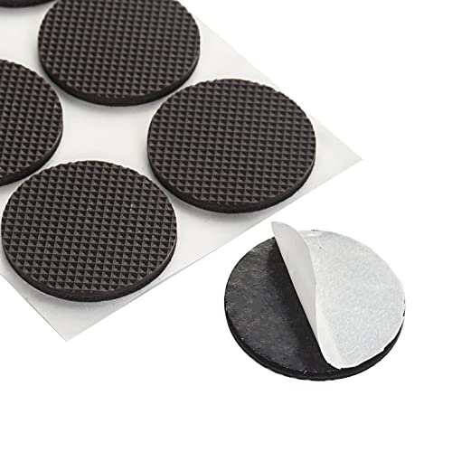 Non Slip Furniture Pads - Round, Square, Rectangle, Premium 129 Pieces Furniture Grippers Chair Leg Pads Self Adhesive Rubber Chair Feet- Anti Scratches Furniture Pads for Hardwood Floors