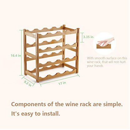Bamboo Wine Rack, view 4