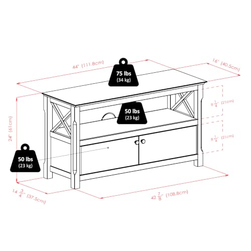 Xola 40643 Cappuccino TV Stand (40643), view 4