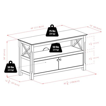 Xola 40643 Cappuccino TV Stand (40643), view 4