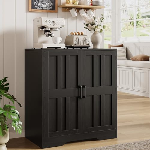 Sideboard Buffet Cabinet, Modern Farmhouse Kitchen Storage Cabinet, view 2