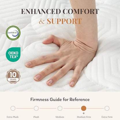 CH CHARME HOUSE King Size Mattress, 12 Inch Hybrid Mattress King Size, view 4