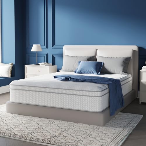 SleepSphere Queen Mattress 12 Inch in a Box, Hybrid Medium Plush, view 2