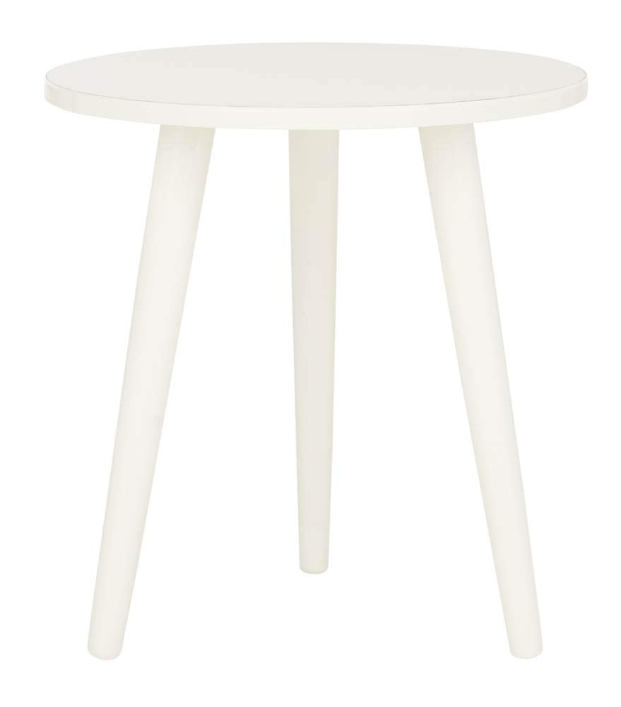 Safavieh Home Orion Modern Antique White Round Accent Table