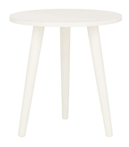 Safavieh Home Orion Modern Antique White Round Accent Table