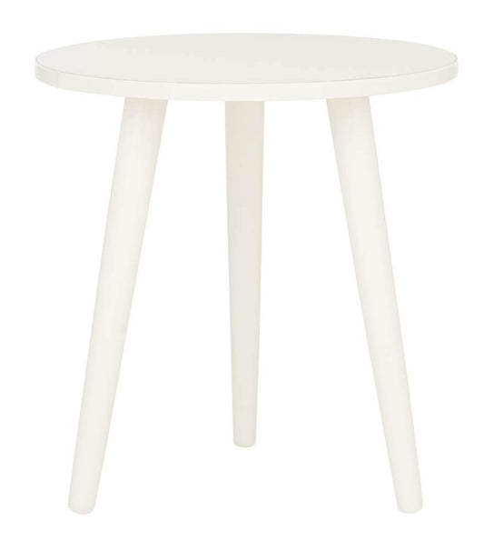 Safavieh Home Orion Modern Antique White Round Accent Table