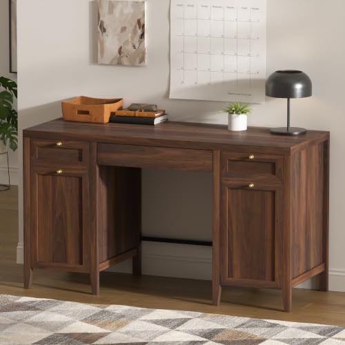 52" Large Executive Desk with Drawers, view 2