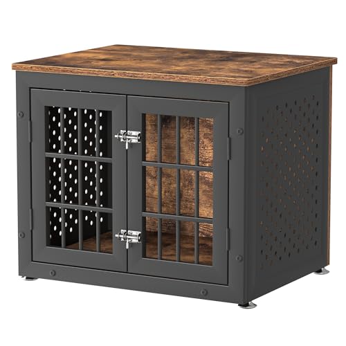 26" Heavy Duty Dog Crate Furniture for Small Dogs, view 2