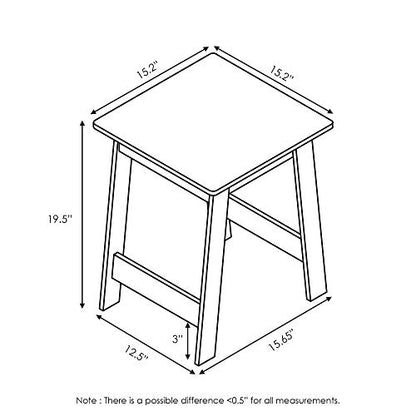 Beginning End Table, French Oak Grey