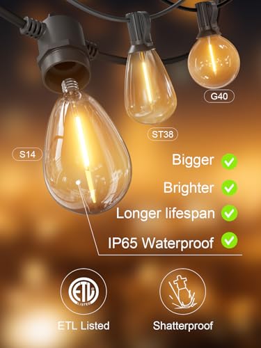 Outdoor String Lights 200 FT, view 7
