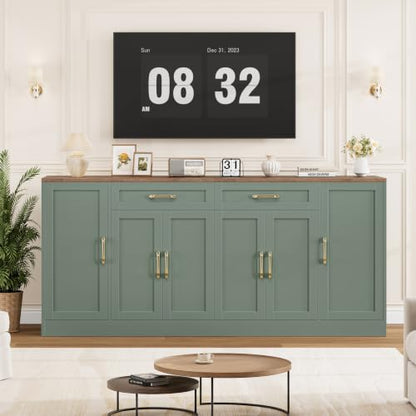 71” Large Buffet Cabinet with Storage, Sideboard Cabinet, view 6