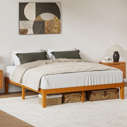 King Size Bed Frames, 12 Inch Height Wood Platform Bed Frame, view 2