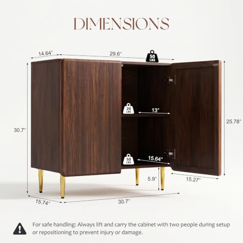 Sideboard Buffet Cabinet with Storage, view 3