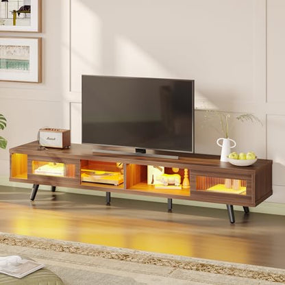 Mid Century Modern TV Stand for 75 inch TV, view 2