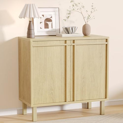 Sideboard Buffet Cabinet with Storage, Small Entryway Credenza, view 2