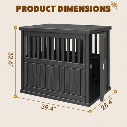 Dog House 40-Inch Dog Crate Furniture, Heavy Duty Dog Crate for Large Dog, view 7