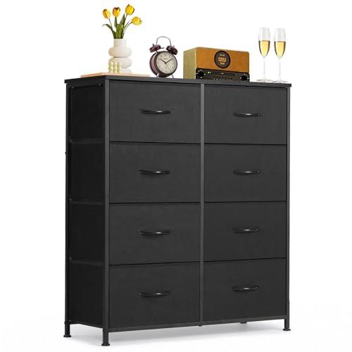 8-Drawer Dresser for Bedroom, Anti-Tip Tall Storage Organizer, view 3