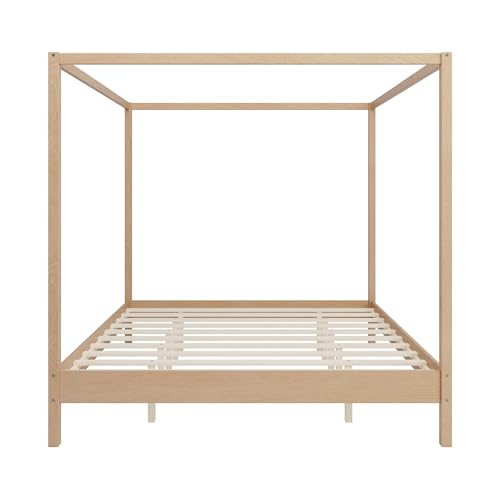 Wooden Canopy Bed with Four Posters, view 8