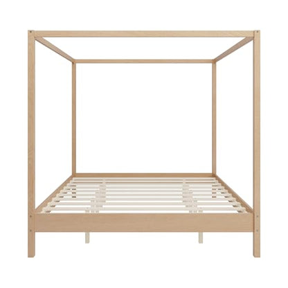 Wooden Canopy Bed with Four Posters, view 8