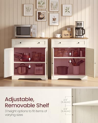 Buffet Cabinet, Sideboard, 2 Doors, 28.4 x 15.8 x 31.5 Inches, view 5
