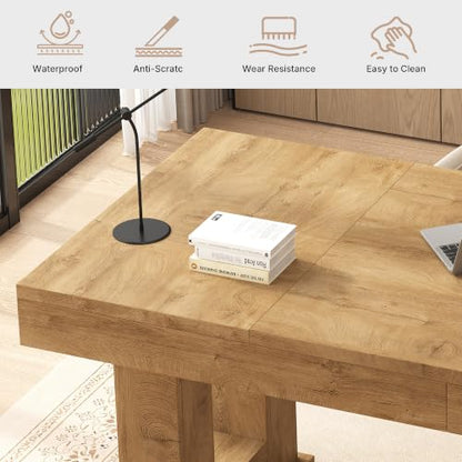 63 inch Rectangular Executive Desk with Spacious Desktop, view 7