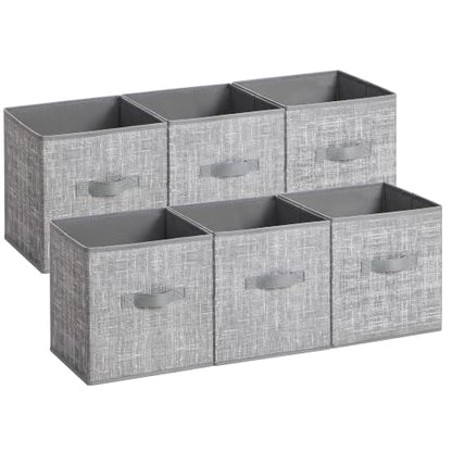 Storage Cubes, Set of 6, 11-Inch Foldable Closet Organizers, view 2