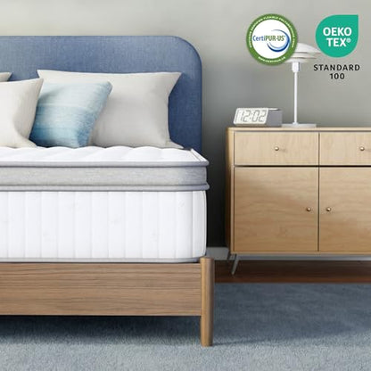 Full Size 10 Inch Hybrid Pocket Spring Mattress, Motion Isolation, view 6