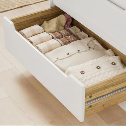 Tall 6 Drawer Dresser, White Bedroom Chest of Drawers Cabinet, view 6