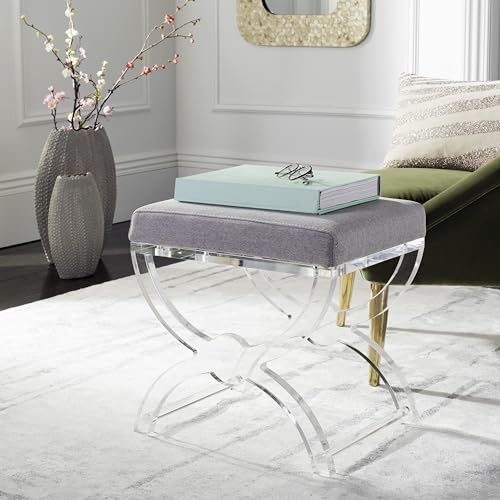 Safavieh Home Collection Delfina Clear Acrylic Ottoman