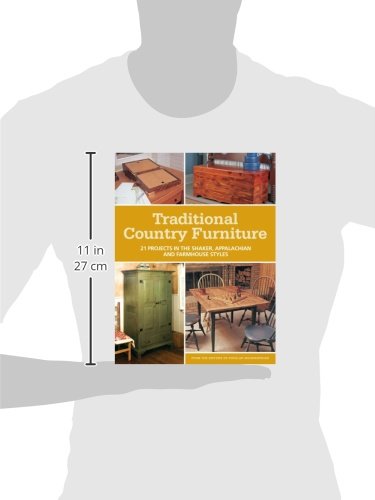 Traditional country furniture woodworking projects book, view 4