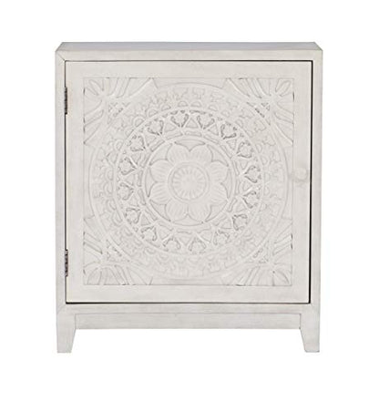 Powell Furniture Grace, Antique White Cabinet